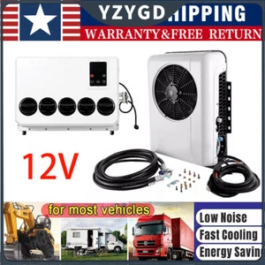 Air Conditioner 12V Split AC Fits Semi Trucks Bus RV Caravan 12000 BTU Truck Cab - Bild 1 von 24