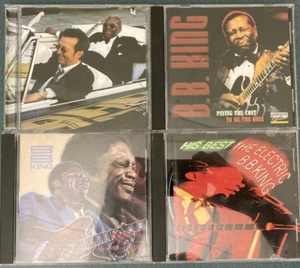 B.B. King Lot of 4 CDs King of Blues, His Best, Riding w King, Paying the Cost - Picture 1 of 3