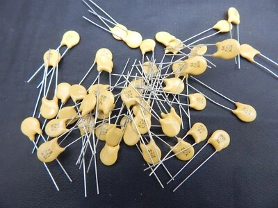 PANASONIC ECK-D3A152KBP CERAMIC CAPACITOR 1500PF .0015uF 1KV RADIAL - LOT OF 25 - Image 1 of 2