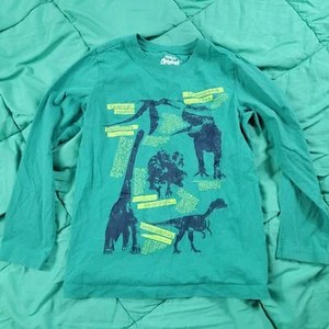 OshKosh Originals Boys Size 6 Green Long Sleeve Shirt School Casual - Picture 1 of 4