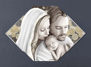 Umhang Capoletto 85x58 modern aus heiligem Holz atd 086 - Bild 1 von 3