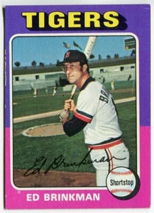 1975 Topps #439 Ed Brinkman Detroit Tigers - Picture 1 of 2