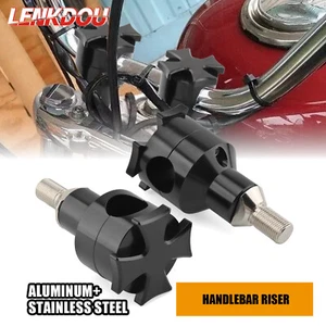 2" Handlebar Riser 1" Clamp For Harley Heritage Springer FLSTS FXSTS Cross Bones - Picture 1 of 13