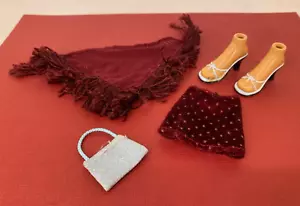 MGA 2003 ❤ BRATZ ❤ Fashion Pack - Last Dance Set - Skirt Shawl Shoes Accessories - Picture 1 of 4