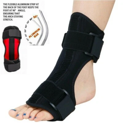 Plantar Fasciitis Night Splint Therapy Posterior Foot Drop Instep Injury Orthoti - Image 1 of 4
