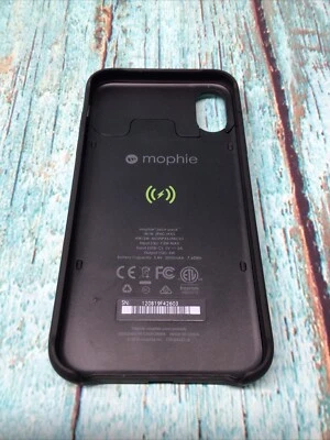 Funda protectora de batería Mophie Juice Pack JPAC-IPXS para iPhone X XS negra Foto 1 de 3