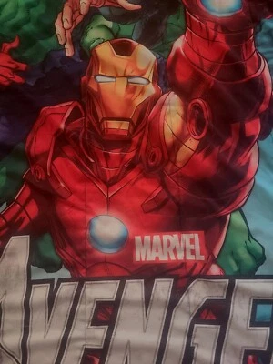 Boys Avengers Marvel Vintage Twin Size Comforter Huge Graphic Print Reversible 2 - Image 1 of 4