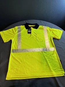 Nwt Tingley Lightweight Reflective Polo Shirt Size Large  - Picture 1 of 9