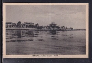Cartolina Eritrea Massaua Vista dal Mare Villini W960 - Foto 1 di 1