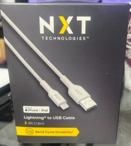 NXT Technologies Technologies 6 Ft. USB-C to USB-A Cable White NX60465 - Picture 1 of 3
