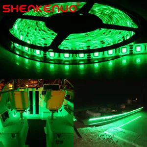 5M LED Boat Light Deck Green Waterproof 12v Bow Trailer Pontoon Lights Marine US - Bild 1 von 12