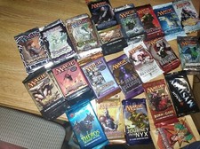 MTG Magic the gathering single booster packs. You pick the pack. A bunch of sets