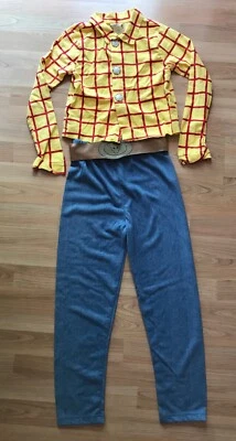 Disney Toy Story Woody Cowboy Outfit Costume Size 8 / 10 8/10 8-10 - Image 1 of 4