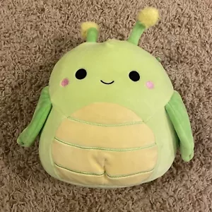 Squishmallow Kellytoy Pilar the Green Grasshopper 8” Plush Stuffed Easter Animal - Picture 1 of 5