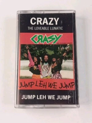 Crazy The Loveable Lunatic - Jump Leh We Jump (Cassette) 1991 Reggae TESTED - Imagem 1 de 4