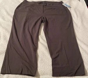 Right Fit By Catherines Pants Womens 6P Brown Maggie Barnes Stretch Petite NWT - Picture 1 of 11