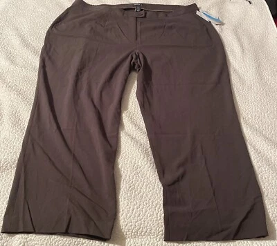 Right Fit By Catherines Pants Womens 6P Brown Maggie Barnes Stretch Petite NWT - Image 1 of 4