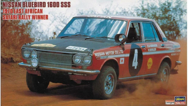 1/24 Nissan Bluebird 1600 SSS Winner Safari Rally 1970 Hasegawa 21266 - Immagine 1 di 1