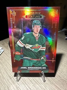 Joel Eriksson Ek 2021-22 Stature #14 Red 30/75 Minnesota Wild Read Description - Picture 1 of 7