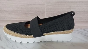 Adrienne Vittadini Percy Espadrille Slip-On Black Size 6.5 - Picture 1 of 6