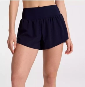 Women's DSG Knit Waist 3" Performance Stride Shorts Moisture Wicking Navy Blue M - Picture 1 of 11