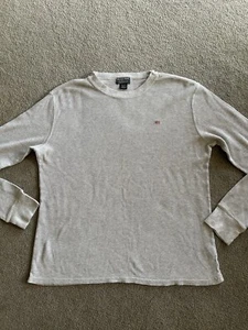 Polo Jeans Co. Gris 🇺🇸 Pullover Térmico Tejido Waffle Para Hombre Talla XL - Imagen 1 de 12