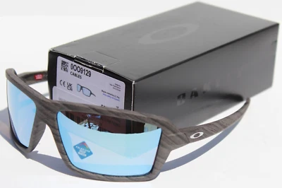 Gafas de sol polarizadas Oakley Cables Woodgrain/Prizm Deep Water Blue OO9129-06 NUEVAS Foto 1 de 4
