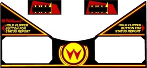 Williams FIRE FIRE! Pinball Machine Apron Decal Set - Picture 1 of 1
