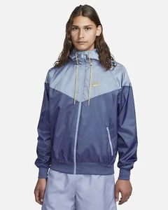 Nike Sportswear Windrunner Hooded Jacket Blue Grey Mens Sizes DA0001-491 - Picture 1 of 5