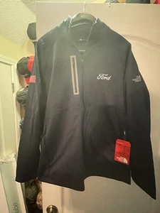 Ford / North Face Full Zip Jacket (3 Pockets) With Flag On Sleeve - Large - Picture 1 of 6
