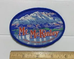 Mt. McKinley Denali Nationalpark Alaska Souvenir gewebter Aufnäher Abzeichen - Bild 1 von 3