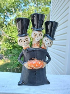 Yankee Candle Boney Bunch Triple Head Rarität Stück Halloween Pls Beschreibung lesen  - Bild 1 von 8
