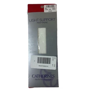NWT New Catherines White Light Support Pantyhose Plus Size A - Picture 1 of 3