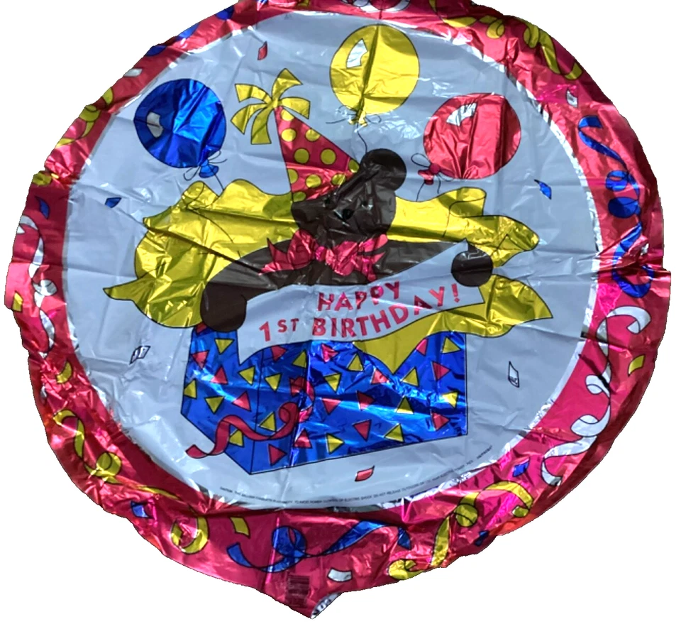 Jumbo Happy 1st Birthday 36" foil balloon #47388 B25 - Image 1 of 1