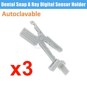 3 pcs Dental X-Ray A Digital Sensor Holder Autoclavable - (Gray) - Picture 1 of 7