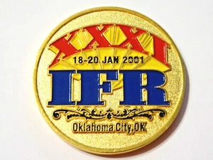  IFR ~ 2001 OKLAHOMA CITY XXXI NATIONAL RODEO FINALS COIN - Picture 1 of 2