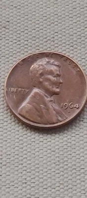 1964 D Penny L On RIM LINCOLN ONE CENT COIN  - Image 1 of 2