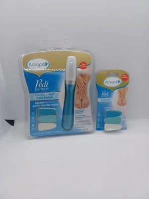 Amope Pedi Perfect Electronic Nail Care System New W/Extra Nail Heads Battery Op - Image 1 of 4