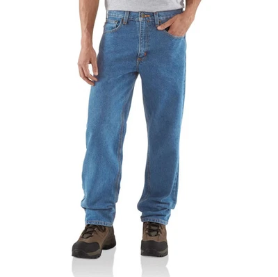 Pantalones de trabajo Carhartt azules para hombre 36x30 calce relajado pierna recta Foto 1 de 3