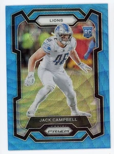 2023 Panini Prizm Jack Campbell Blue Wave Rookie RC Prizm #330 #/199 Lions - Picture 1 of 1