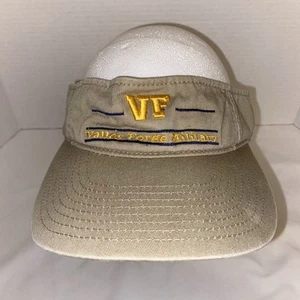 Vintage Valley Forge Military Trojans The Game Split Bar Strapback Visor Hat - Picture 1 of 9