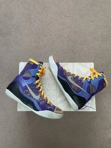 Size 8.5 Preowned Nike Kobe 9 Elite Team Showtime 641714-500 - Picture 1 of 7