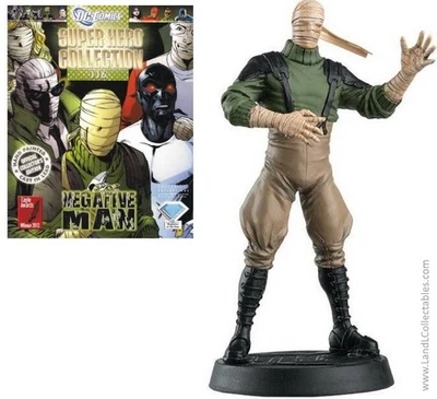 DC Super Heroes Eaglemoss 2012 Diecast Metal Estatua #116 Negative Man + Mag Foto 1 de 4