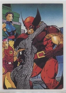1991 Comic Images Marvel X-Men Black Widow Wolverine Psylocke Jubilee #25 0l4h - Picture 1 of 3