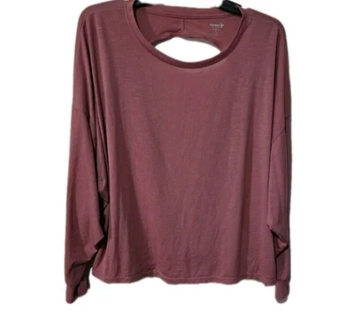 Old Navy Active Top Size XL Long Sleeve Open Back Go Dry. Athletic Workout Shirt - Image 1 of 4