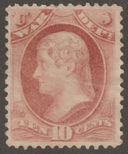 EDSROOM-21160 US O88 Mint No Gum 1879 War Department Jefferson CV$45 - Picture 1 of 2