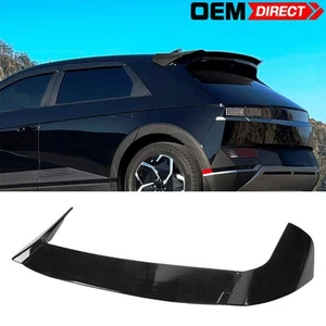 Alerón de techo negro brillante deflector de labios estilo ABS-IKON 22-24 Hyundai Ioniq 5 - Imagen 1 de 12
