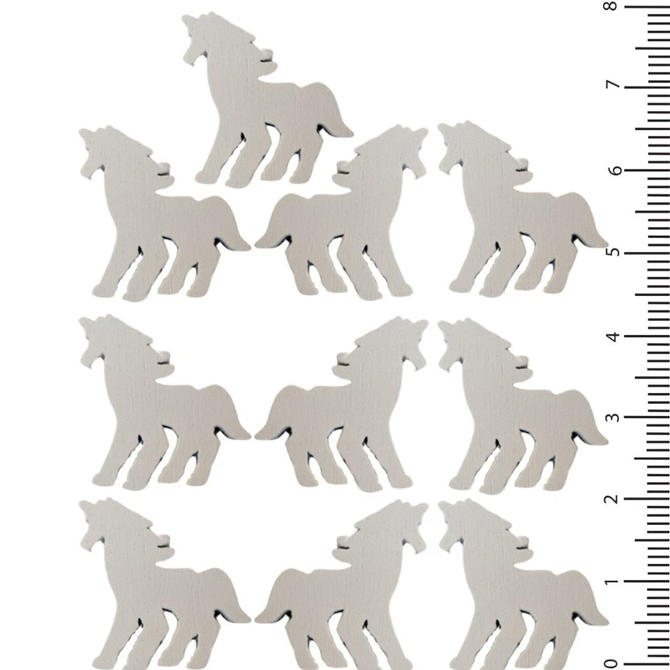 Wooden Board Game Resource Token: Unicorn Token x 10 - Image 1 of 1