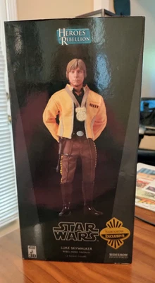 EXCLUSIVO Sideshow LUKE SKYWALKER Yavin IV Rebel Hero Foto 1 de 2