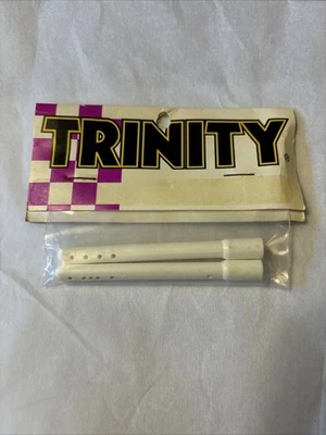 Vintage Trinity Branco Nylon Body Post Pan Car Team Associated Evo Bolink Box D1 - Imagem 1 de 2